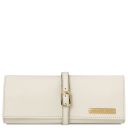 Soft Leather Jewellery Case Beige TL142193