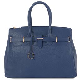 TL Bag Borsa a Mano con Accessori oro Blu scuro TL141529