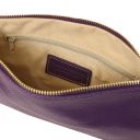 TL Bag Pochette in Pelle Morbida Viola TL142029
