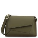 TL Bag Borsa a Tracolla in Pelle Verde Foresta TL142253