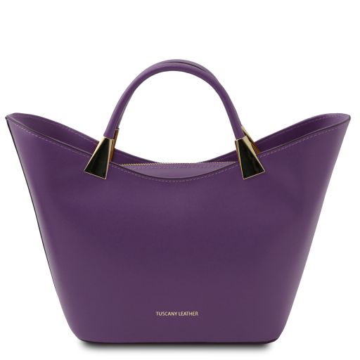 TL Bag Bolso Noche en Piel Violeta TL142287