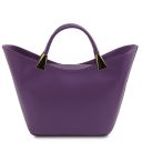 TL Bag Sac à Main en Cuir Violet TL142287