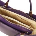 TL Bag Borsa a Mano in Pelle Viola TL142287