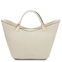 TL Bag Handtasche aus Leder Beige TL142287