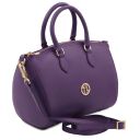 Layla Bolso a Mano en Piel Violeta TL142399