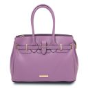 TL Bag Handtasche aus Leder Lilla TL140530