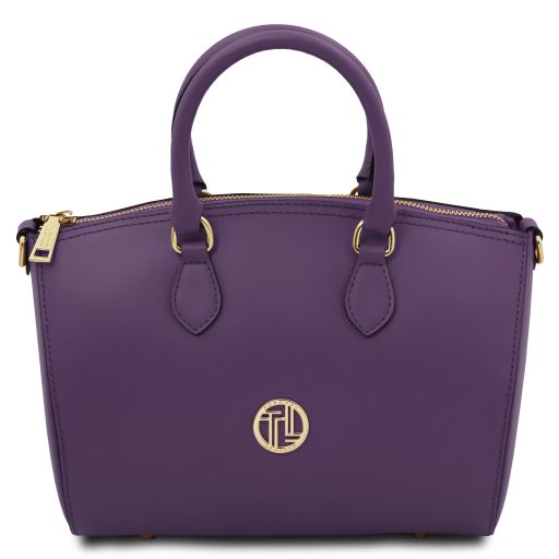 Layla Leather Duffle bag Purple TL142399