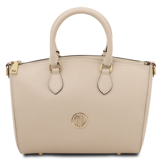 Layla Bauletto in Pelle Beige TL142399