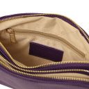 Lily Sac Bandoulière en Cuir Souple Violet TL142375