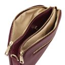 Lily Soft Leather Shoulder bag Bordeaux TL142375