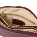 Lily Soft Leather Shoulder bag Bordeaux TL142375