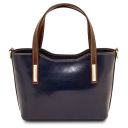 Amelia Leather Tote Dark Blue TL142406