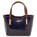 Amelia Sac Cabas en Cuir Bleu foncé TL142406