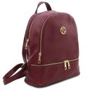 TL Bag Sac à dos en Cuir Souple Bordeaux TL142280