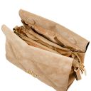 Eloise Schultertasche aus Wildleder Beige TL142400