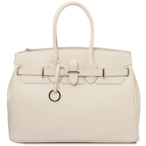 Beige leather bags sale