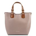 TL Bag Sac Cabas en Cuir Saffiano Nude TL141696