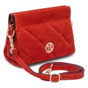 Eloise Schultertasche aus Wildleder Rot TL142400