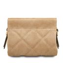 Eloise Schultertasche aus Wildleder Beige TL142400