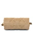 Eloise Borsa a Tracolla in Pelle Scamosciata Beige TL142400