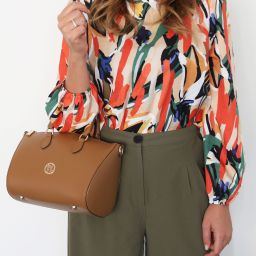 Layla Sac à Main en Cuir Café TL142399