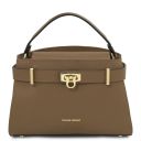 Maisy Handtasche aus Leder Tannengrün TL142394