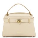 Maisy Handtasche aus Leder Beige TL142394