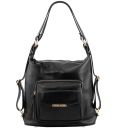 TL Bag Bolso de Señora en Piel Convertible en Mochila Negro TL141535