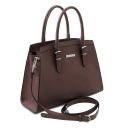 TL Bag Handtasche aus Leder Kaffee TL142147