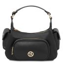 Olivia Leather Tote Black TL142396