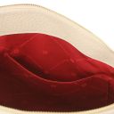 Amy Shopping Tasche aus Weichem Leder Beige TL141021