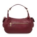 Olivia Bolso en Piel Bordeaux TL142396