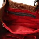 TL KeyLuck Tasche aus Geprägtem Leder Cinnamon TL141573