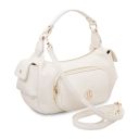 Olivia Handtasche aus Leder Beige TL142396