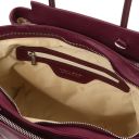 Tulipan Borsa a Mano in Pelle Bordeaux TL141727