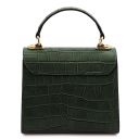 Atena Borsa a Mano in Pelle Stampa Cocco Verde Foresta TL142267