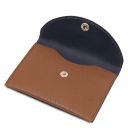 Leather Business Card / Credit Card Holder Cognac TL142418