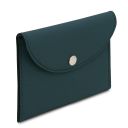 Visitenkarten-/ Kreditkarten Etui aus Leder Teal TL142417