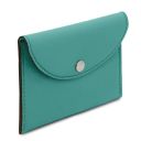 Visitenkarten-/ Kreditkarten Etui aus Leder Turquoise TL142417