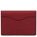 Leather Business Card / Credit Card Holder Red TL142417