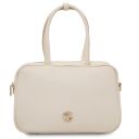 Vivian Leather Tote Beige TL142368