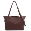 TL Bag Sac Shopping en Cuir Souple Café TL142230