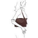 TL Bag Soft Leather Shopping bag Coffee TL142230