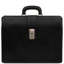 Canova Borsa Medico in Pelle 3 Scomparti Nero TL141826