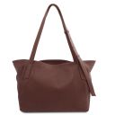 TL Bag Soft Leather Shopping bag Coffee TL142230