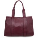 Callie Soft Leather Shoulder bag Bordeaux TL142415