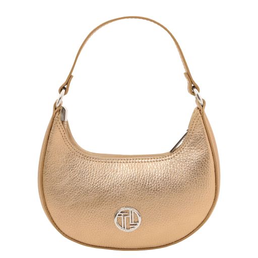 Pixie Borsa a Mano in Pelle Metallic con Tracolla a Catena Oro TL142413