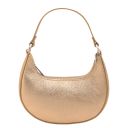 Pixie Handtasche aus Weichem Metallic-Leder mit Schulterkette Gold TL142413