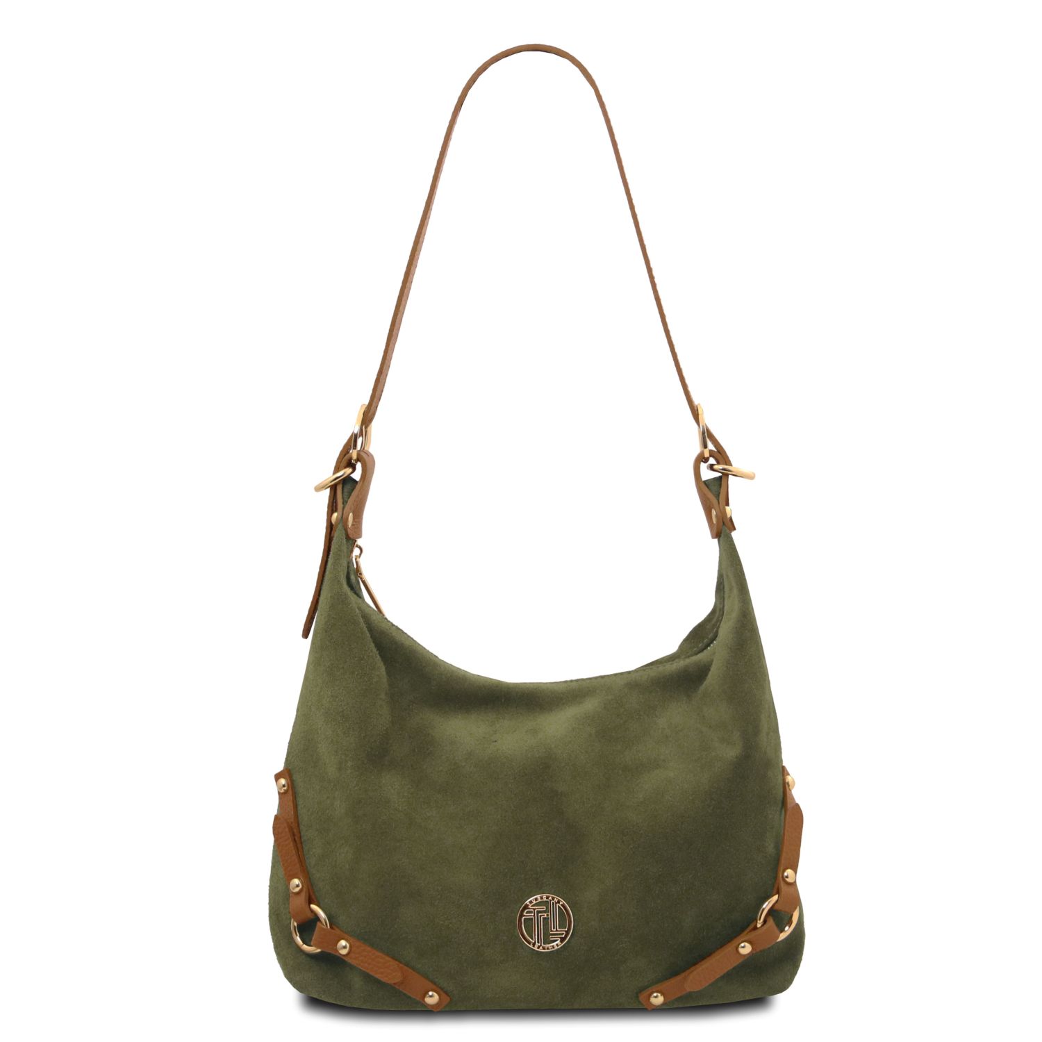 Tuscany Leather Suede Leather Shoulder bag