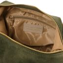 Sierra Suede Leather Shoulder bag Forest Green TL142419